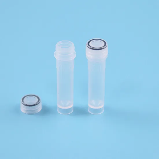with Logo Printing Jshxrt 100piece/Bag φ 20× 58mm Medical Storage Cryovial Tube 