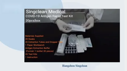 Novel Accurate Virus Antigen Rapid Virus Medical Diagnosis Nasal Swab Rapid Test Cassette Device 