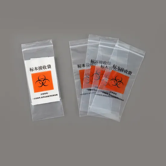Epidemic Prevention Sealed Medical Inspection Biological Sample Submission Bag 