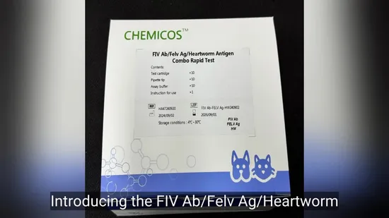 Fiv Ab/Felv Antibody Combo Rapid Test Cat Retrovirus Antibody Test 