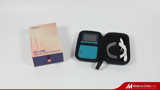 Wireless 5g Esim WiFi6 Dual Band Portable Pocket WiFi Router Supporter 4G 5g Data for Travelers 