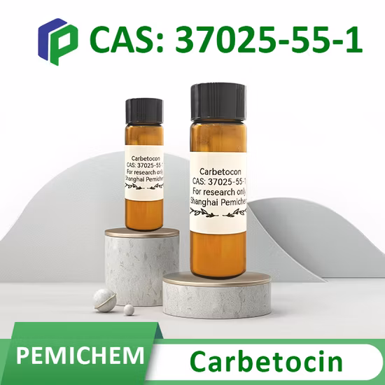 Shanghai Pemichem Factory Supply Pharmaceutical Intermediates Carbetocin Raw Powder CAS 37025